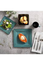 Kiesling 16 Piece Dinnerware Set, Turquoise