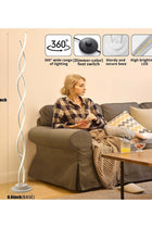 Cascading Aurora LED Modern Floor Lamp – Elegant Ambient Lighting for Living Rooms & Bedrooms
