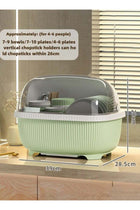 Dish Storage Box Bottle Drainer Dish Rack with Lid Dish Strainer Kitchen Dish Racks Cutlery Drying Rack Dish Holder for Cabinet Utensil Holder Rack Dish Drain Board Dish Dry Rack