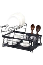 Compact Dish Drying Rack 2 Tier Dish Racks for Kitchen