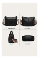 Women's Large Capacity Crossbody Bag, Ladies Adjustable Strap Hobo Bag Shoulder Bag Side Bag College Bag Tourist Bag