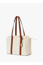 Sunflower Tote Bag | 14-inch Laptop Fit | Premium Vegan Leather | Water-Resistant | Beige