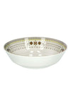 Serving Bowl White/Brown 8.5inch
