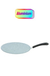 Aluminum Concave Tawa Grey/Black/Silver 34cm