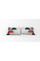 100% Cotton Printed Double Size Duvet Cover Set Graphic Multicolour 1 Duvet Cover 240x200 cm + 2 Pillow Covers 50x80 cm