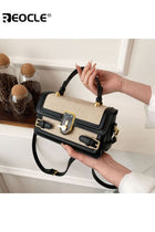 Women's Vintage Stripe Embroidered Shoulder Bag with V-Shape Fringe Detail Bohemian Crossbody Purse with Adjustable Strap for Casual Daily Use