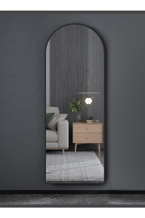 Full Length Standing Dressing Mirror 60X165 Black Color