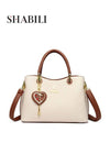 Women's Versatile Contrast Color Shoulder Bag, Ladies Large Capacity Crossbody Bag Handbag Tote Bags Clutch Bag