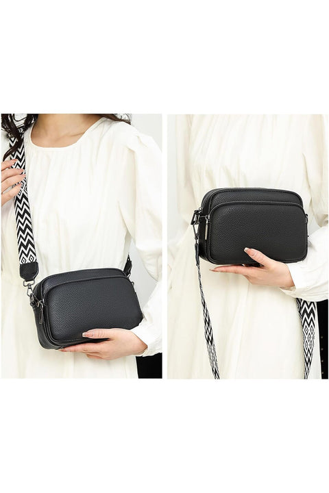 ViBon Ladies' Fashionable Multi-Layer Shoulder Bag, Ladies' Crossbody Bag,