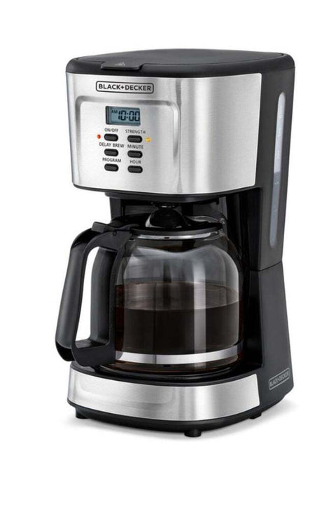 BLACK+DECKER 12-Cup Coffee Maker, Programmable Drip Coffee Machine
