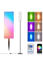 Modern WIFI and Bluetooth Floor Lamp with RGB LED Bulb
