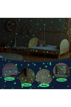 840 Pcs 3D Room Wall Decor Ceiling Stars,Glow in The Dark Stars Stickers for Ceiling, Glow in The Dark Star Stickers Glow in The Dark Wall Decals for Kids Bedding Room or Party Birthday Gift
