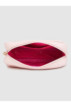 Women Dusty Pink Textured Casual Sling Bag