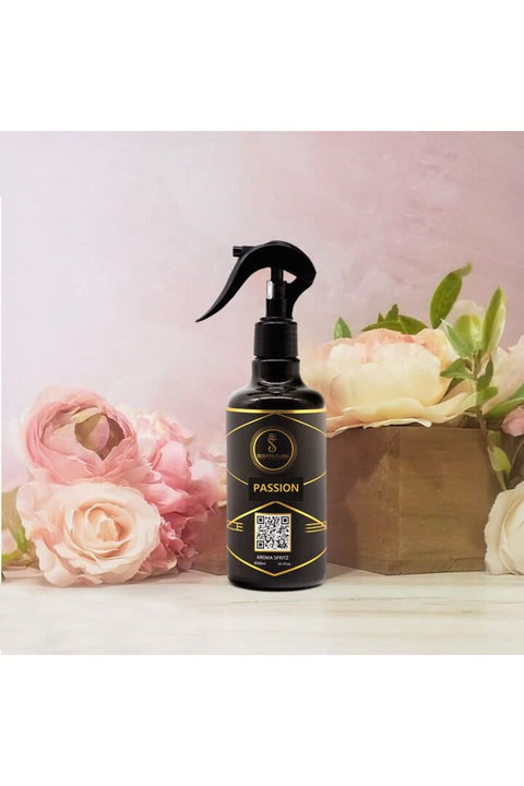 PASSION – Aroma Spritz - Ready-to-Use Long-Lasting Air Freshener for Cars, Carpets, Curtains, Rooms, Fabrics, and Abayas (300 ml)