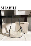 Women's Versatile Fabric Shoulder Bag, Ladies Portable Fashionable Armpit Bag Side Bag Carry Bag