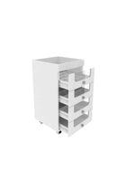 Eldon Make Up Storage Cabinet Durable Vanity Table |Dressing Table | Makeup Table | Desk With Storage Modern Design Bedroom Furniture L 45x45x84 Cm White