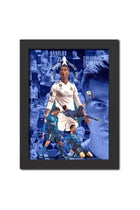 Cristiano Ronaldo Poster Real Madrid Legend Cr7 Laminated Poster Framed Paintings With Matt Finish Black Frame (12 Inches X 9 Inches)
