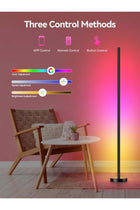 RGB Floor Lamp, Smart RGBICW LED Corner Floor Lamp 2 Pack