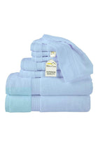 Bliss Casa 8-Piece Towel Set, Light Blue