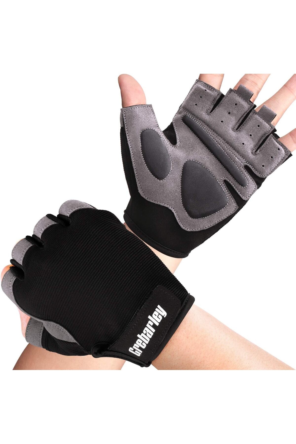 Gym Gloves, Training Gloves Full Wrist Support, Breathable Extra Grip Palm Protection Fitn