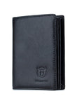 Large Capacity Genuine Leather Bifold Wallet/ Holder for Men with 15 Card Slots QB-027