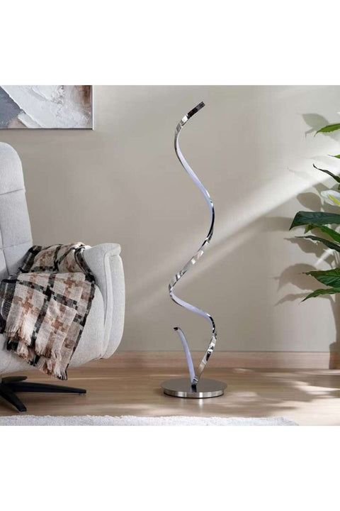 Chrome LED Floor Lamp for Home