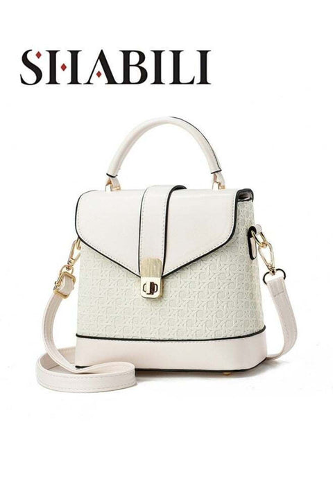 Women's Fashion Luxury Shoulder Bags, Ladies Daily Commuter White Handbag Tote Bags Clutch Bag