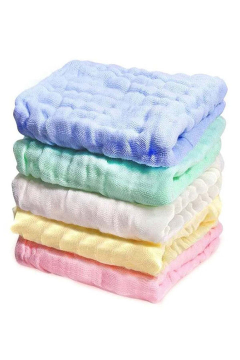 Wipes Soft Super Gentle Delicate Skin Towel Set With High-quality Material, 5-Piece