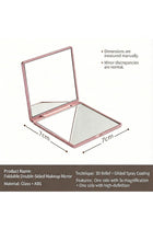 Rose Folding Compact Mirror, 1X/3X Magnifying Pink