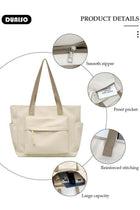Women's Shoulder Tote Bag Canvas Handbag For Women Large Capacity Bucket Bag Fashionable Travel Messenger Shoulder Bag For Ladies Girls College Students