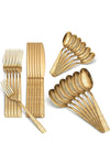 24 Piece Flatware Set, Food Grade Stainless Steel, Mirror Finished, Dishwasher Safe, Rust Resistant