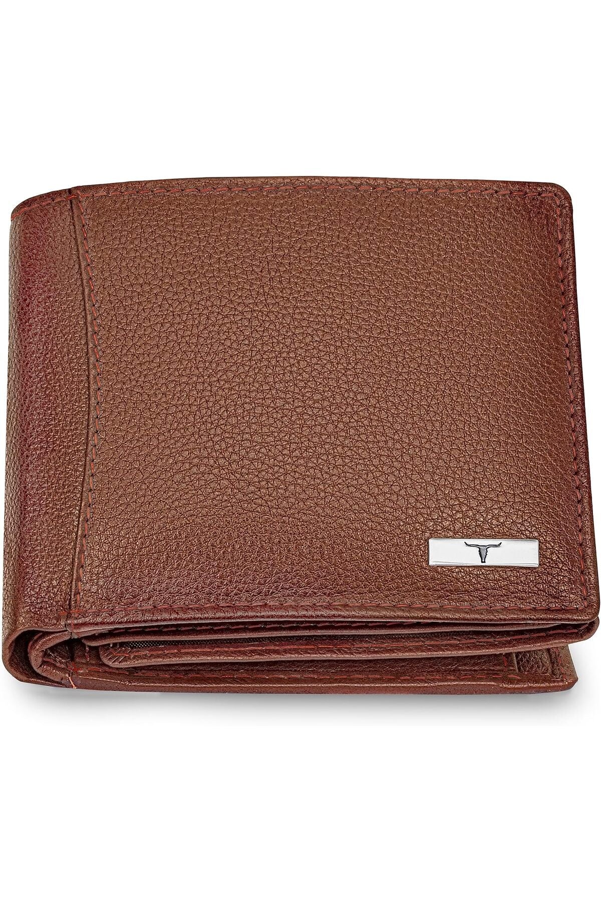 Oliver Redwood Light Brown Leather Wallet For Men, 6 Card Slot, Light Brown, Contemporary