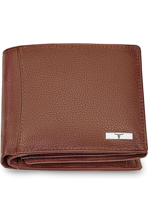Oliver Redwood Light Brown Leather Wallet For Men, 6 Card Slot, Light Brown, Contemporary