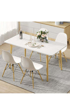 Modern Dining Table Kitchen Table, 120CM Rectangle Wood Home Living Room Table Bedroom Storage table, Office Meeting Table