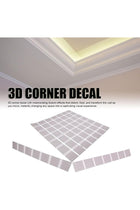 RIZGHWOY 3D Wall Art 3D Wall Decal Sticker Corner Cube Decal Removable Optical Sticker with Mesmerizing Visual Effects for Living Rooms Offices Dorms
