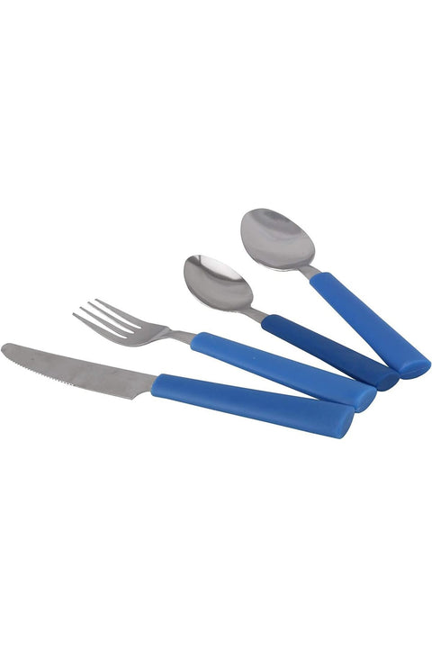 Cutlery Set, 25 Piece Set(Knives, Spoons, Forks, Teaspoons, TableWare Box-Blue (CS-25-103)