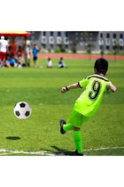 Soccer Ball Size 2,3,4,5 with Pump Needle Classic White Black Thicker PU Tight Weaved Suitable for Youth Boy League Game Trainning Practice or Gift