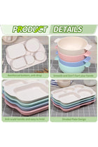 Wheat Straw 24-Piece Dinnerware Set, Unbreakable, Dishwasher & Microwave Safe