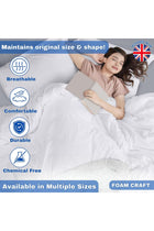 Premium 3 Piece Duvet Cover Set | 100% Cotton Fabric Duvet Cover & 2 Pillow Shams (White, 200 x 200cm)