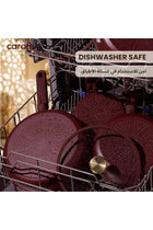 16-Piece Non Stick Cookware Set, Dishwasher Safe, PFOA & PFOS Free, Wine Red