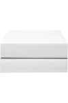 Hotel Collection Flat Sheet 200T Cotton Polyester Percale 2 Pieces King Size White