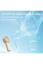 Handheld Turbo Fan [16H Max Cooling Time] Mini Portable, 4000mAh USB Rechargeable Personal Fan