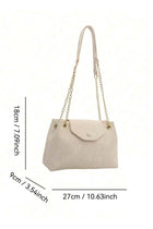 Women Cross Bags PU Leather Crossbody Bag, Ladies Large-Capacity Chain Shoulder Sling Bag