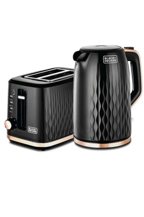 BLACK+DECKER Breakfast Set Toaster 870W 1.7 L 2200 W MBF90-B5 Black