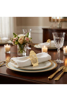 Marketplace 3 Piece Lantern Napkin Ring - Gold