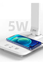 Foldable LED Desk Lamp Plug-In Version with 15W Wireless Fast Charging
