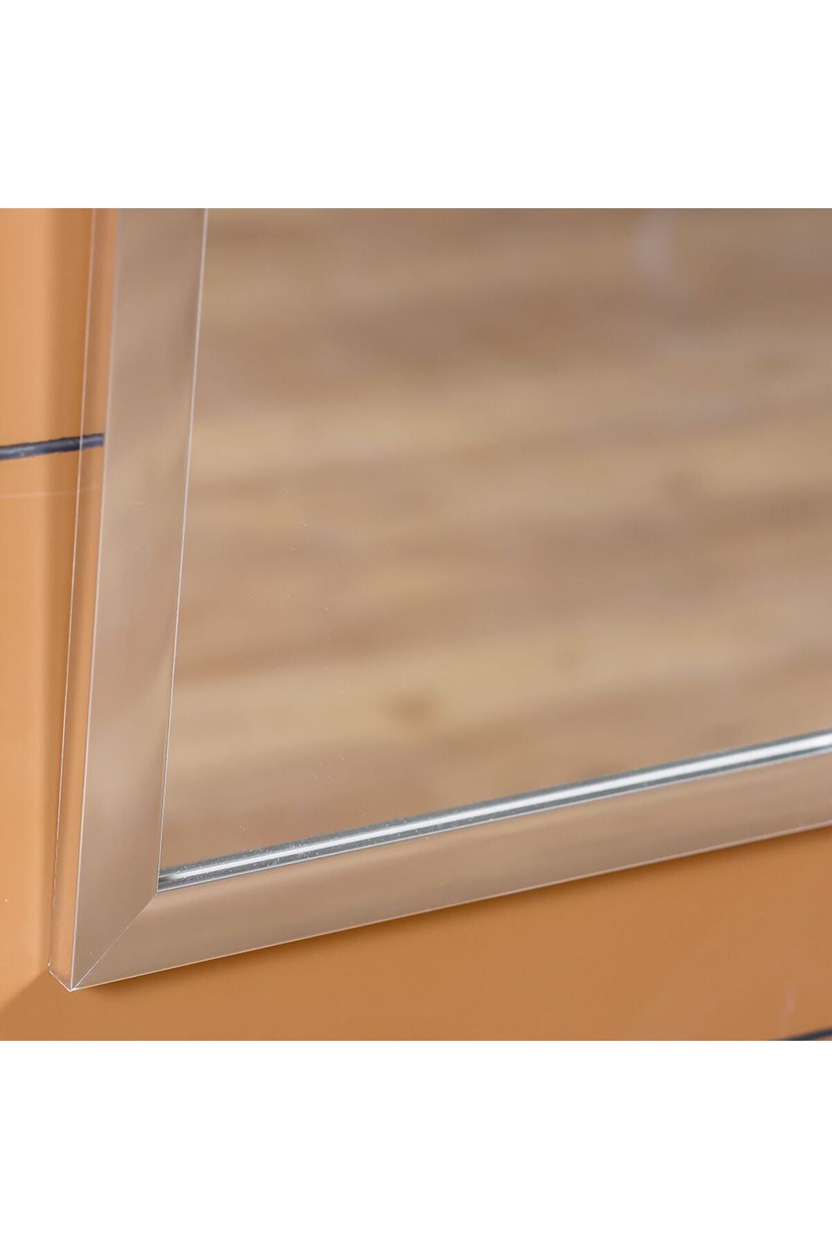 New In Classic Mirror 34X124X1.5 Cm Silver