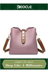 New Women's Bag Pu Soft Leather Texture Shoulder Bag Large Capacity Simple Crossbody Bag Tote Bag Temperament Mother Bag