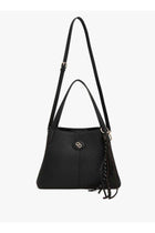 Celeste Textured Shoulder Bag With Detachable Strap
