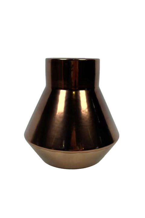 Mirabella Ceramic Vase 17.2X17.2X17.2 cm -Gold
